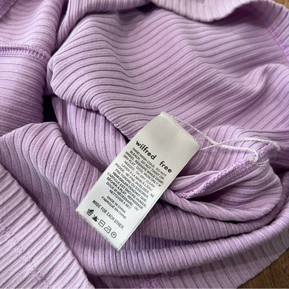 Aritzia Wilfred Free Murdock Ribbed Bodycon Tank Dress Medium - Picture 3 of 4